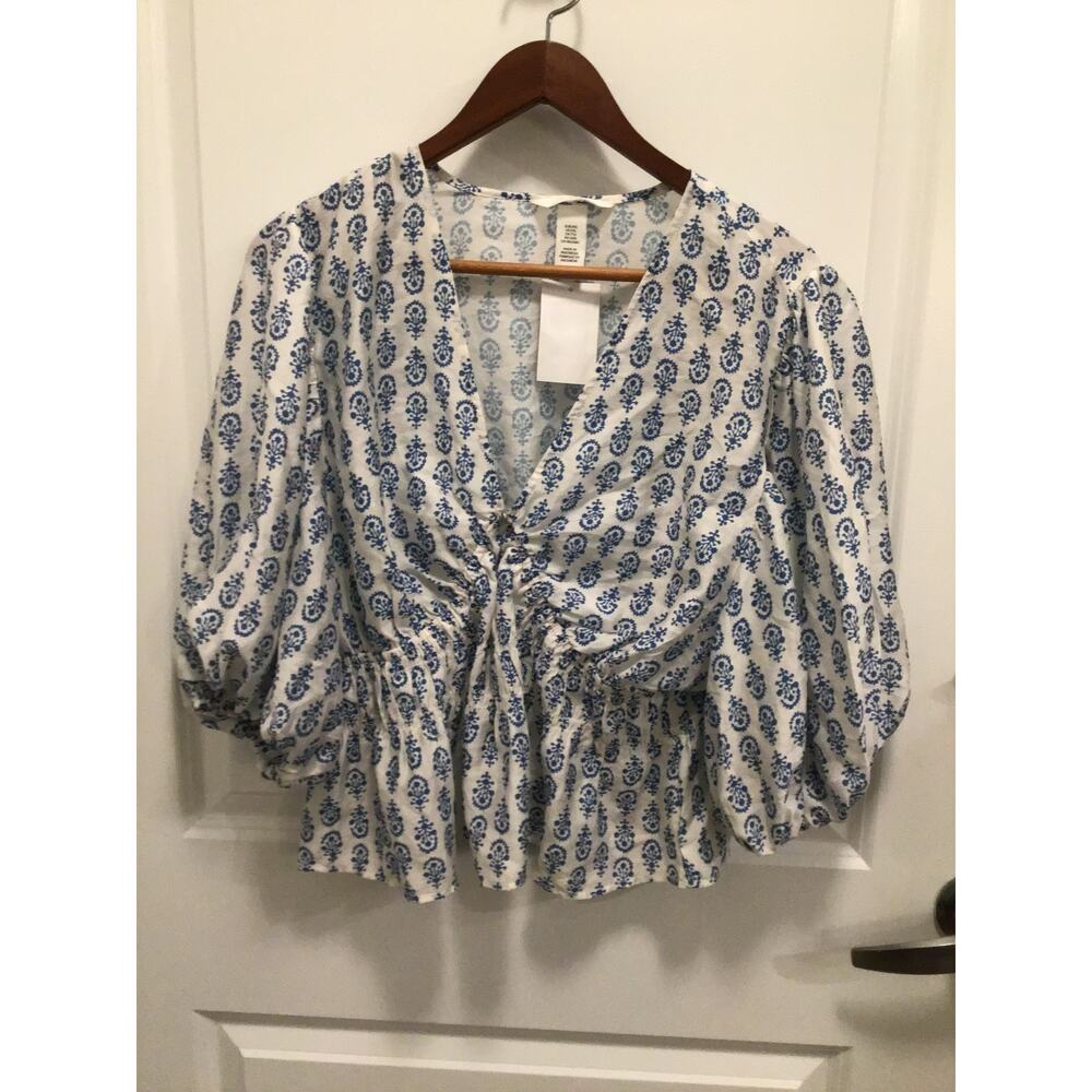 H & M white and floral pattern - Picture 12 of 13
